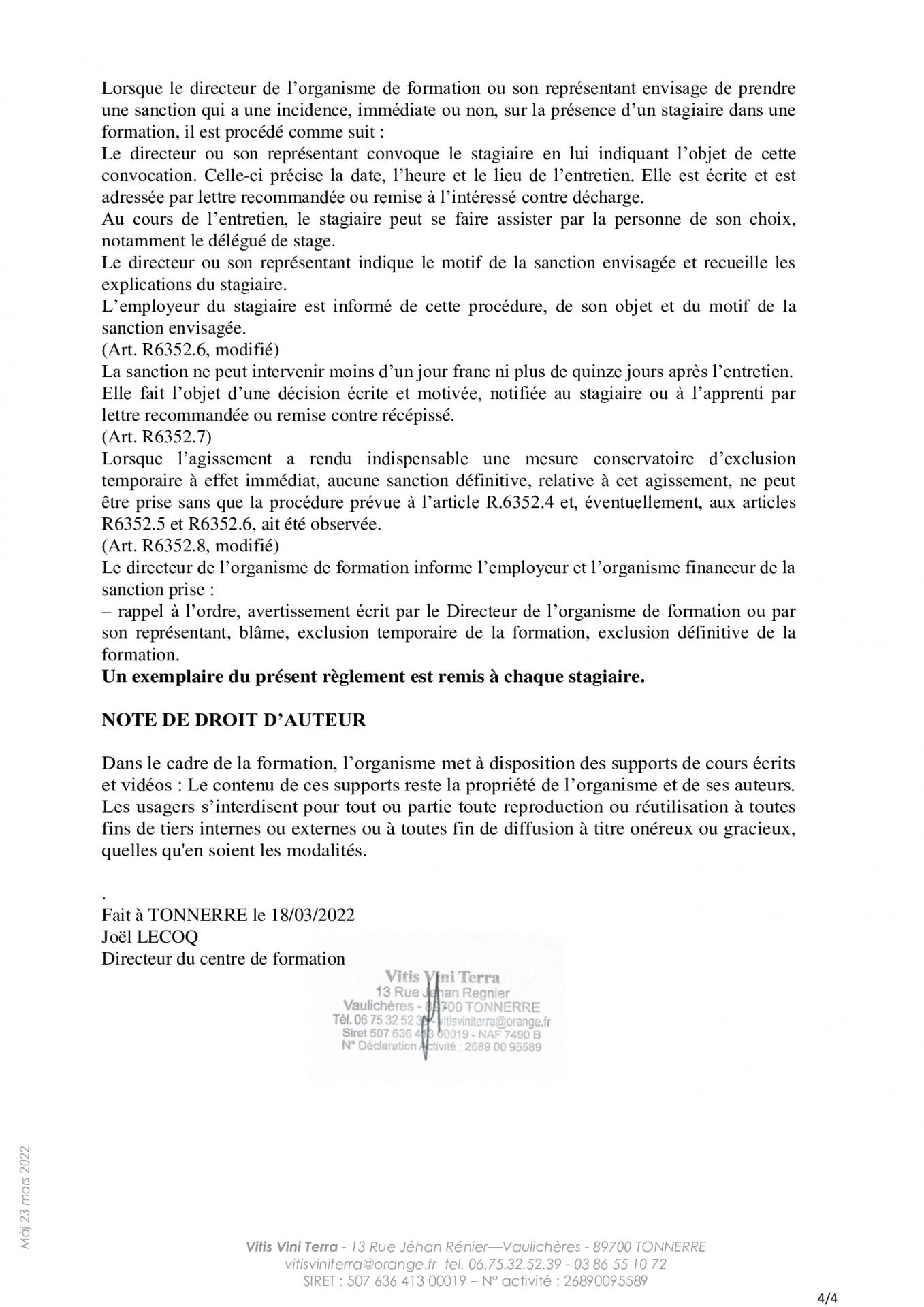 REGLEMENT.P4